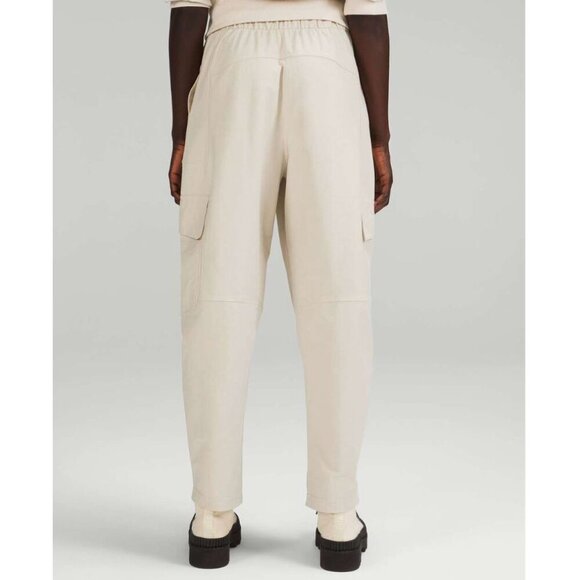 Lululemon Light Utilitech Cargo Pocket High-Rise Pant Natural Ivory Barrel 27 - Picture 2 of 9